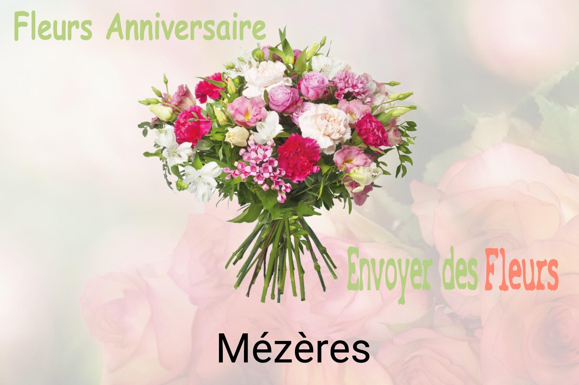 Bouquet de fleurs d’anniversaire livré à Mézères